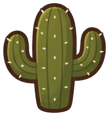 Cacto — peça do cerrado no jogo Tatu Tatu