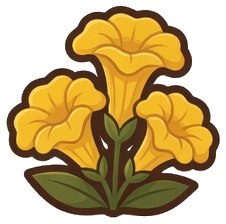 Flor de ipê — peça do cerrado no jogo Tatu Tatu